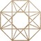 Ekena Millwork Guardian Wood Fretwork Pierced Ceiling Medallion, Red Oak, 34"OD x 13 1/4"ID x 3/8"T CMWP34X34X0375GDRO - alternate 1